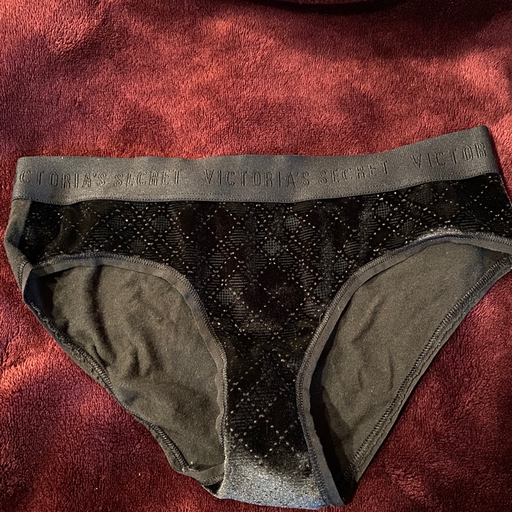 Extra small sexy black Victoria secret panties